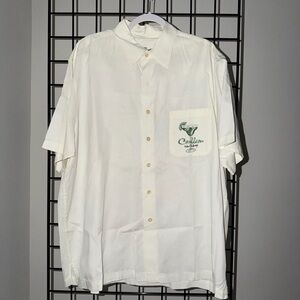Caribbean Men's Cream Button Down Shirt